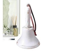 Cloche manuelle - Cloches de mariage en fonte, décoration de cloche rétro pour jouer au comptoir pour la méditation pour la maison d'extérieur pour l'église pour la porte d'entrée pour attirer
