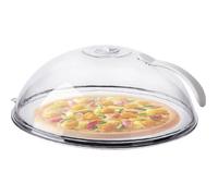 Cloche Micro-Onde 26cm Couvercle Anti-éclaboussures pour Micro-ondes Transparent Couvercle Micro-Ondes Cloche Alimentaire pour Mic