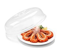 Cloche Micro Onde pour la cuisine, Couvercle Anti-Éclaboussures Pour Micro-Ondes Couvercle De Four En Plastique Transparent Accessoire Cuisine Pour La Conservation Des (Large Size 20cm)