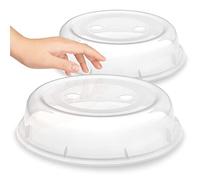 Cloche micro-ondes Hausfelder - set de 2 couvercles micro-ondes standard ø 26,5 x 6 cm - couvre micro-onde