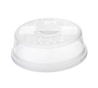 Rotho Couverture micro-ondes Basic – Plastique (PP) sans BPA, transparent 28,5×28,5×9,2 cm