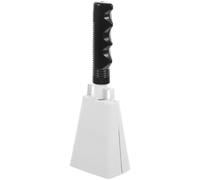 Cloche Noire Cloche à main Cowbell, son clair et puissant, poignée ergonomique for matchs de football et événements sportifs.