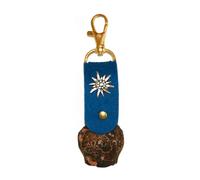 Cloche porte-clés souvenir 2 cm avec bande en feutre
