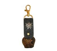 Cloche porte-clés souvenir 2 cm avec bande en feutre