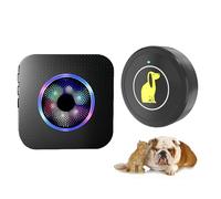 Cloche pour Chien Sortie Extérieure,Bouton sans Fil pour Communication et Éducation - Bouton Éducatif Imperméable 5 Volumes Accès Jardin Appartement Maison Cour Intérieur Domestique