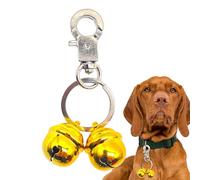 Cloche pour collier de chat : les animaux domestiques sûrs et audibles | Mini clochette en laiton, clip rapide, tintement fort de 2,1 cm | Pendentif pour chiens et chats en plein air