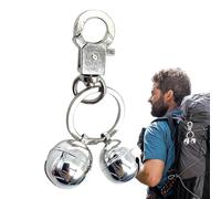 Cloche pour collier pour chien - Cloches pour animaux de compagnie - Cloches en laiton pour chiot - Son extra fort - Pendentif porte-clés avec clip - Pendentif pour animaux de compagnie pour chiens et