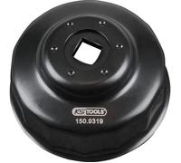 Cloche pour filtre à huile - KSTOOLS - Diamètre 64 mm - 14 cannelures - Noir