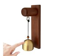 Cloche pour ouverture de porte, artisanat sonore en bois | Sonnette de porte adhésive pour maison, magasin, entrée, jardin, porte, arrière-cour, commercial