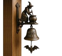 Cloche pour ouverture de porte, manuel d'utilisation des pendentifs décoratifs, teckel de sorcière, accueillant la porte pour ouvrir le porche, allées de la maison du porche de la Pa