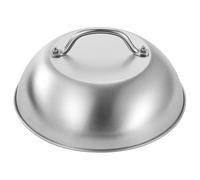 Cloche Pour Planchas INOX 22cm Argent, Couvercle De Cuisson Pour Barbecue & Planchas, Cloche De Chauffage, Dôme De Fusion, Cloches À Burger, Couvercle Planchas De Cuisson Intérieur Et Extérieur