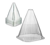 Cloche salade cône de forçage 80 pièces transparent cloche de protection