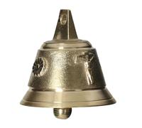 Cloche suisse avec anse - différentes tailles avec rebord poli et images religieuses