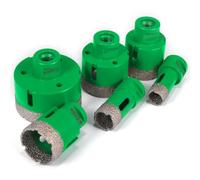 Cloche Trépan Diamant Scie 6Pcs 20/25/40/45/50/68 mm Foret Diamanté Filetage de Montage M14 Ensemble de Forets Propre Pratique avec Boîte pour Boîte