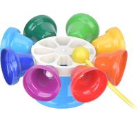 cloches à main 8 tons,Cloches arc-en-ciel 8 tons,Cloches 8 tons,Cloches,Jouets musicaux pour enfants