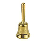 Cloches à main - Horloge portative en laiton pour mariage et événement | Instrument de musique, sonnette en laiton extra bruyante pour enseignants, salles de ntraînement des animaux