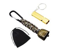 Cloches à Ours pour la Randonnée | Sifflet d'Alerte pour Équipement de Plein Air | Cloche de Randonnée - pour Alerte AnimSauvages Camping Marche Vélo Escalade Alpinisme Nature Sauvage