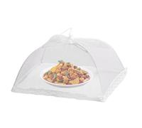 Cloches alimentaires - Cloche alimentaire en maille | Dômes de gâteau pour l'extérieur | Grand parapluie carré pliable | Tentes d'écran pour fête | Filets alimentaires suspendus | Réutilisable pour la