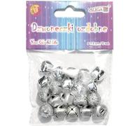 Cloches argentées 1,5cm - 20pcs