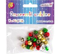 Cloches couleurs mélangées 1cm - 30pcs