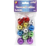 Cloches couleurs mélangées 3cm - 12pcs
