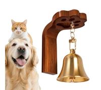 Cloches d'apprentissage de la propreté pour chiens avec support | Cloche d'apprentissage de la propreté pour chien pour nuit, voyage, salon, maison, appartement, chambre à coucher, entrée