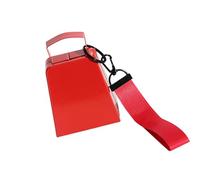 Cloches de 4 pouces - Composant en fer - Son clair - Sportif - Durable - Résistant à la corrosion - Dragonne - Contenu de la livraison : cloches de jubilation avec sangle