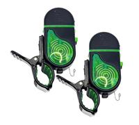 Cloches De Canne À Pêche - Indicateurs LED Clignotants Et Son Fort De 80 DB | Détection Immédiate Des Morsures Avec Alerte LED | Lot De 2 Alarmes De Matériel Sensible | Pour Les Adultes Pêchant En Eau