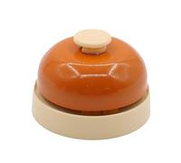 Cloches de dressage personnalisées avec gravure personnalisée, cloche d'apprentissage de la propreté pour briser la maison, appareil de communication interactif pour chiots et chiens (orange, non)