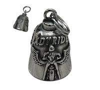 Cloches de Motocyclette,Ornement en Acier Inoxydable avec Motif Embossé | Décoration de Cloche de Moto en Art Métallique - Pour Les Pilotes Femmes Amateurs De Tourisme Aventure Longue Distance Et Nave