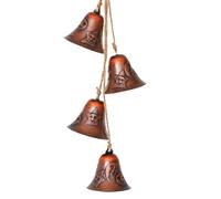 Cloches de Noël - 120 g d'ornements en métal antique, décoration rustique à suspendre, décoration vintage en bronze | Pour intérieur et extérieur, cheminée, ferme, maison, fête, mariage, vacances