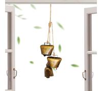 Cloches De Noël Campagnardes | Décoration Vintage pour Sapin De Noël | Fournitures De Fête pour Chambre Salon Extérieur Écoles Églises Bureaux Boutiques | Décoration De Restaurant Et