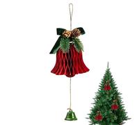 Cloches de Noël - Cloches décoratives en papier | Cloches décoratives traditionnelles pour table, magasin, mur, salle de classe, lieu de travail, ferme, jardin, porte de mariage, décorations à