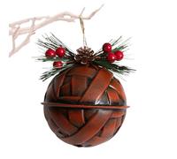 Cloches de Noël - Cloches en métal colorées pour décoration d'arbre, décoration d'intérieur multifonction pour salon, chambre, rebords de fenêtre et cour extérieure