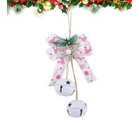 Cloches de Noël - Décoration de chambre, fournitures de fête de vacances avec matériau, accessoire festif pour la maison avec un design élégant pour arbres, porche, fenêtre, mur, cheminée, terrasse