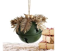 Cloches de Noël | Décoration métallique pour Noël | Grelot rustique avec ananas pour maison de campagne, maison, intérieur, extérieur, arbre de Noël, mariage et fête