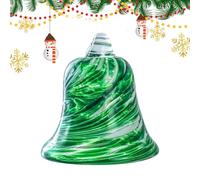 Cloches de Noël Décoratives,Décorations De Maison En Verre Esthétiques - Cloches En Verre Pour La Décoration De L Arbre De Noël | Pour Intérieur Extérieur Mur Fenêtre Cheminée Chambre Salon Bureau Vac