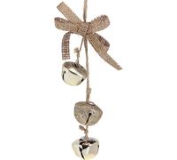 Cloches de Noël dorées Décorations d'arbre de Noël Ø3,5cm Set de 3 cloches décoratives Pendentif