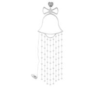 Cloches de Noël éclairées - Décoration multicolore - Contrôlable | Décoration de fenêtre de Noël pour la vie quotidienne, l'intérieur, la maison, la chambre, le dortoir, l'appartement