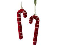 Cloches de Noël élégantes avec nœud en velours rouge pour intérieur et extérieur