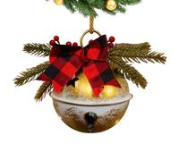Cloches De Noël pour Arbre | Suspension De Célébration Festive - Grand Pendentif Clochette pour Noël - pour Le Salon La Chambre La Salle À Manger L'Escalier La Porte D'Entrée Le Jardin Et La Cour