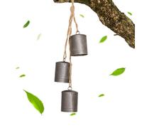 Cloches De Noël pour Décoration | Clochettes Rustiques Rétro pour Décorations Festives,Fournitures De Fête pour Chambre Salon Extérieur Écoles Églises Bureaux Boutiques | Décoration Sonore