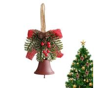 Cloches De Noël Pour Décorations D'arbre De Noël, Ornements De Cloches De Noël - Cloches De Corde Suspendues Faites À La Main Porte-bonheur Sur Guirlande De Porte De Décoration Murale,Cloches De