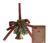 Cloches de Noël pour porte, décoration rustique en fer - cloches suspendues de Noël | pour entrée, couloir, escalier, salon, salle à manger, cuisine, chambre, salle de bain, bureau à la maison