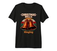 Cloches de Noël rétro T-Shirt Haut de Gamme