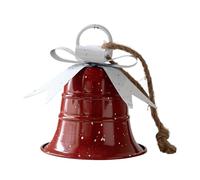 Cloches de Noël - Suspension décorative en Fer, Cloche de Noël avec Ruban, décoration de à Suspendre | Décoration de Sapin de Classique pour Maison, Restaurant, fêtes