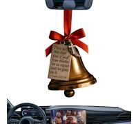 Cloches de Noël - Versets de la Bible Ornements de Noël, Pendentifs En Métal Décorations Rétro, Accent De Noël À Suspendre, Décoration Saisonnière Inspiratrice | Pour Intérieur Et Extérieur, Murs