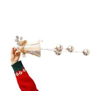 Cloches de péage en PVC à suspendre pour sapin de Noël, décoration murale et création d'esprit festif en PVC