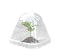 Cloches de Protection pour , Cloche à Légumes d'Intérieur Transparente, 10 Pièces Mini Pots avec Couvercle Isolation Humidité Protection Pluie Culture et Fleurs