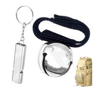 Cloches De Randonnée pour Ours Équipement d'Autodéfense avec Mode | Clochettes Avec Sifflet Pour Ours En Plein Air pour Camping Randonnée Pêche Alpinisme Aventure Course